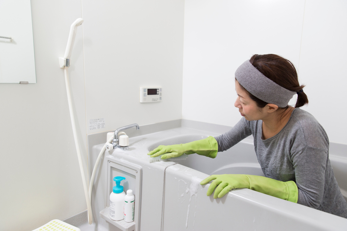 Bathroom cleaning